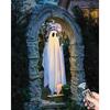 5 FT Large Hanging Swing Ghost Halloween Outdoor Decor with String Lights-Spooky Cute Ghosts Decor for Front Porch Yard Tree