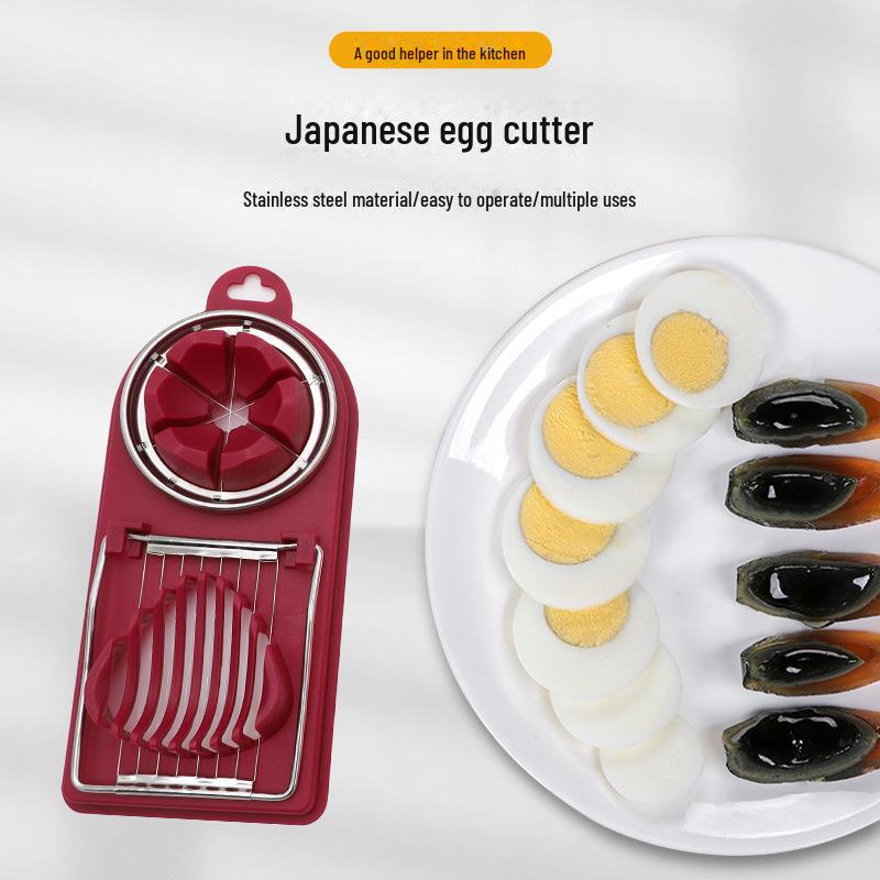 Dual-Headed Japanese Multifunctional Egg Slicer