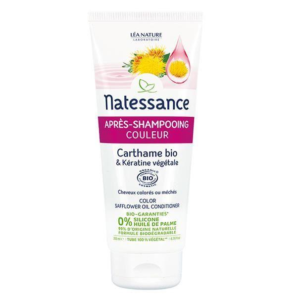 Natessance Après-Shampooing Couleur Carthame &amp; Kératine Bio 500ml