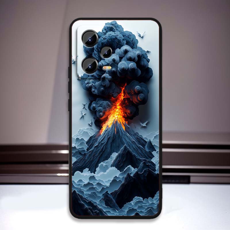 Creative landscape patterns Phone Case For Xiaomi Redmi Note 15 14 13 12 12S 11E 11 11S Pro Plus 4G 5G Black Soft TPU