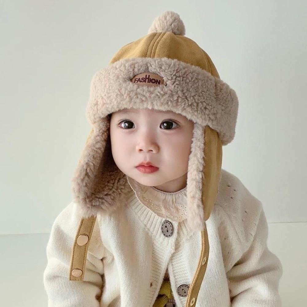 Cute Kid Lei Feng Hat Fleece-Lined Ear Protection Cap New Warm Hat Children