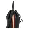 Bally Blys Logo Leather Bucket Tote Bag Women Bags Black 6230731