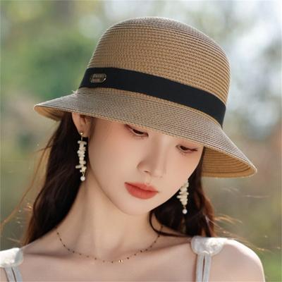 Zomer Strohoed Dames Breedgerande Zonnehoed Dames Eenvoudige Hoed Ademend Mode Veelzijdige Zonnebeschermingshoed