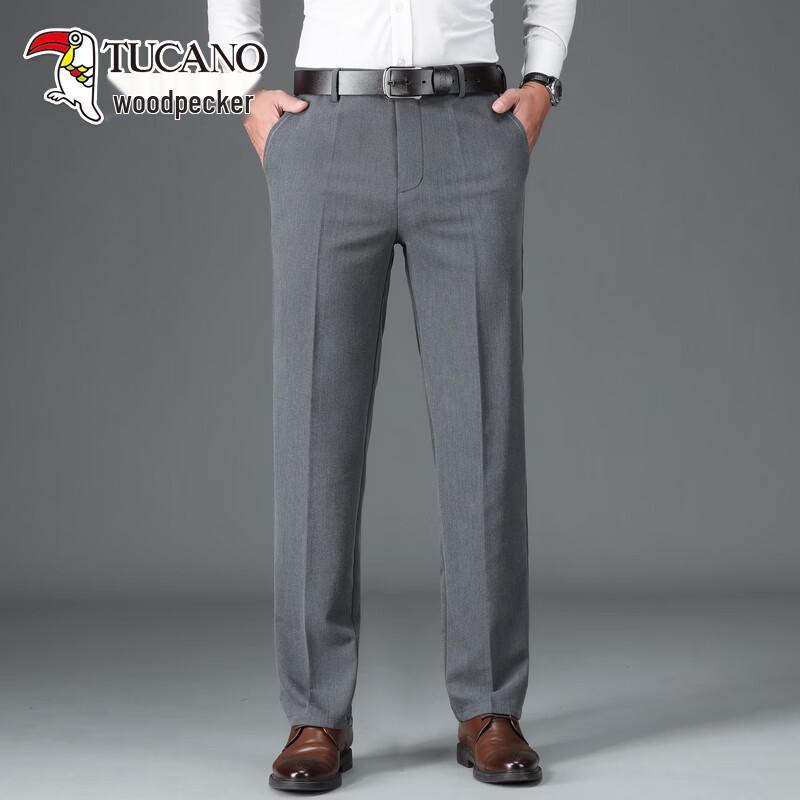 

TUCANO Men s Loose Straight Business Casual Trousers 31