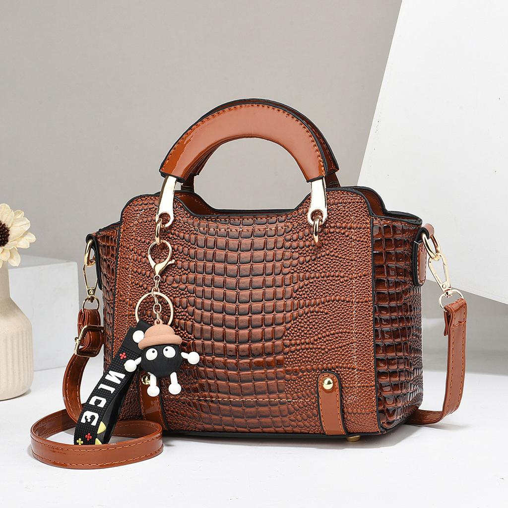 Elegant Handbag Versatile Zippered Ladies Shopping Tote Bags with Adjustable Strap Women Bags Solid Color Ladies Crossbody Bags