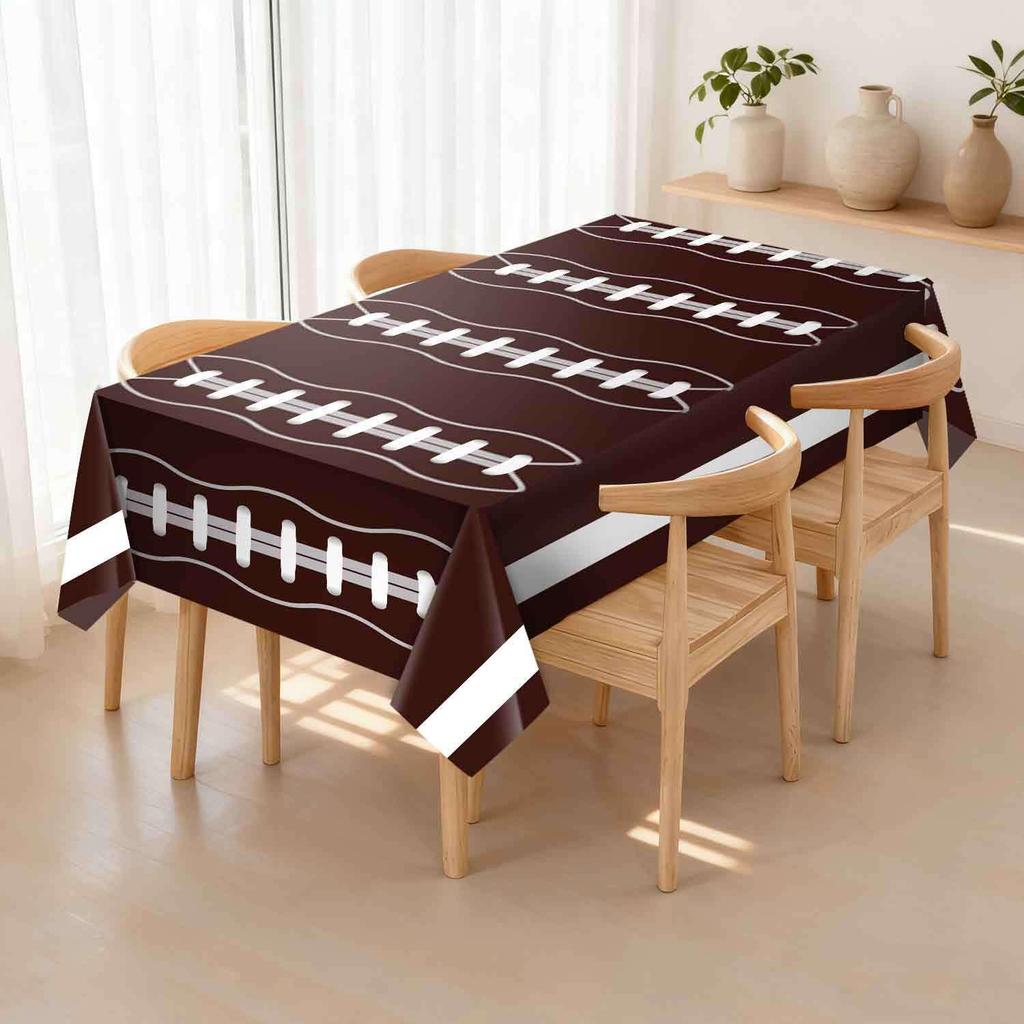 Disposable PEVA Cartoon Balloon Tablecloth - Oil-Proof, Thickened for Birthdays & Kindergarten Parties