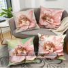 Housses de coussin décoratives Fée Florale, Jolies Housses de coussin Motif Elfe à Ailes, Convient pour Canapé, Chambre, Voiture