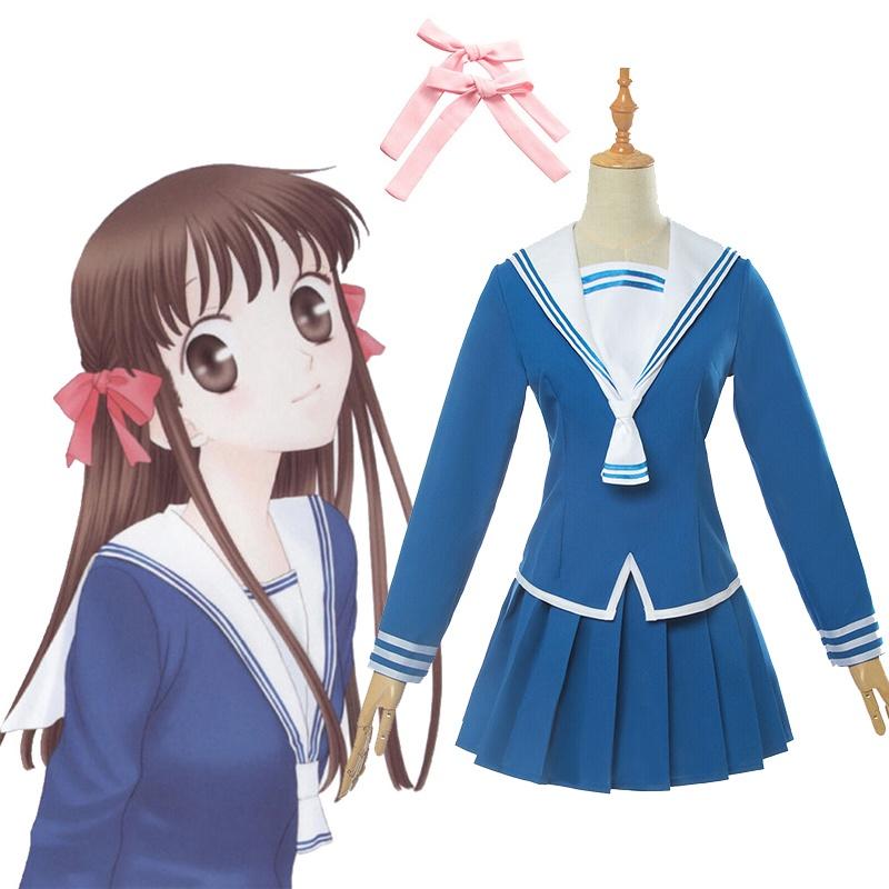 Basket Cosplay Fruits Costume Tohru Honda Cosplay Uniform Jk Girl Uniform Sailor