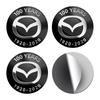 4X Car Wheel Center Hub Cap Badge Emblem Decal Wheel Sticker For Mazda 2 3 5 6 M5 Ms CX-4 CX-5 CX6 M3 M6 MX3 MX5 Car Accessories h1