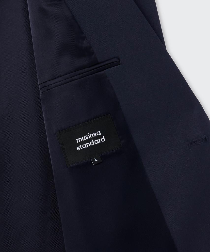 Musinsa Standard Relaxed Basic Blazer [Navy]