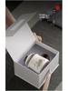 Dehua White Porcelain Tea & Coffee Mug with Lid - Ceramic Cup for Tea & Water Separation, Ideal for Office & Personal Use.