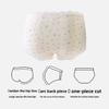 Women's Spring and Summer Lace Edge Cotton 10 Antibacterial Extension Crotch Stretch Waist Triangle Briefs