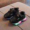 Child Sport Shoes Spring Luminous Fashion Breathable Kids Boys Net Shoes Girls LED Sneakers with Light Running Shoes Zapatillas