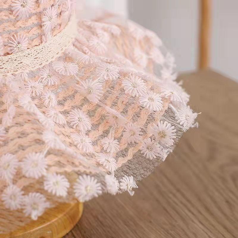 Girl's Hat Summer Thin Fisherman's Hat Cute Sunscreen Breathable Children's Sunscreen