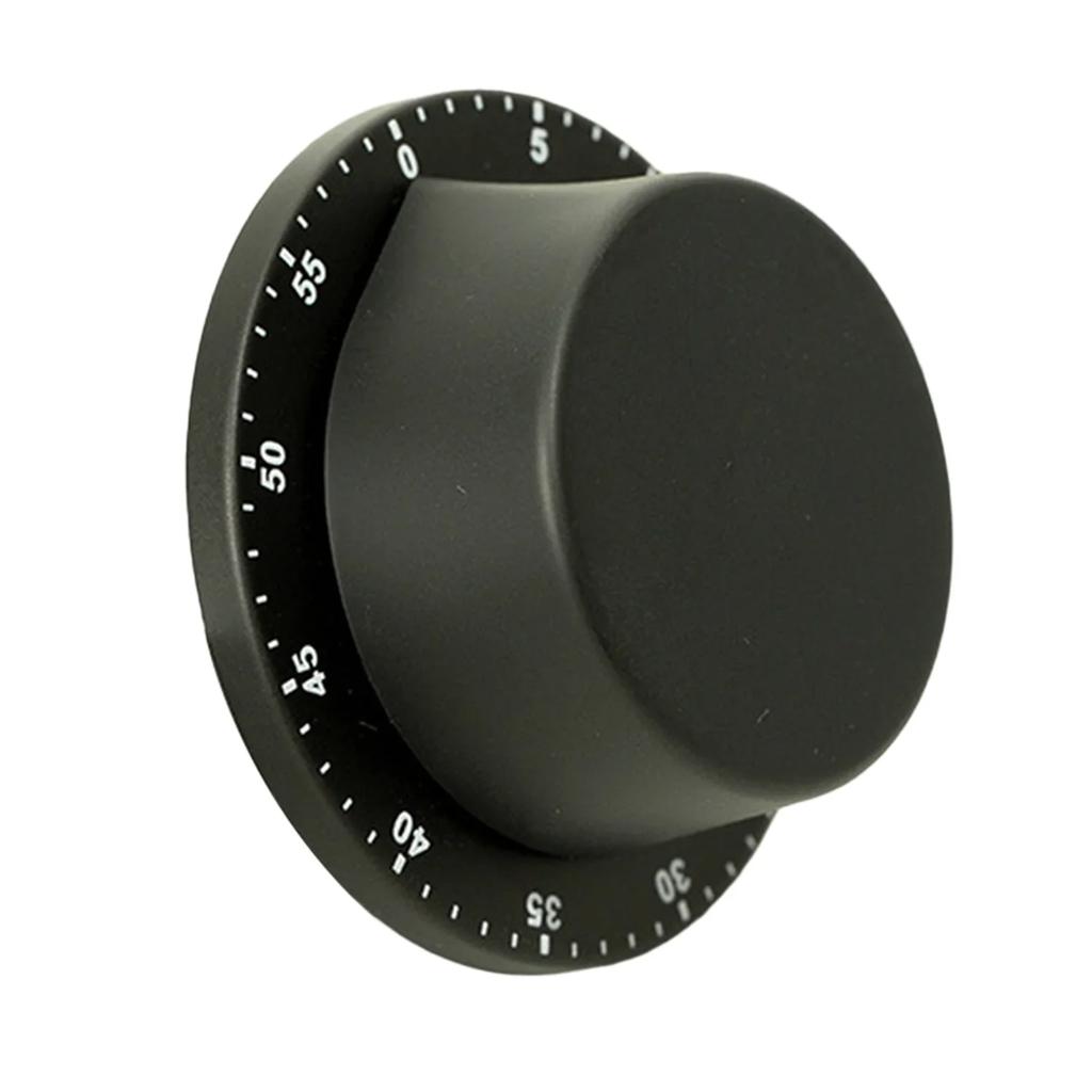 Timer da Cucina Meccanico con Base in Acciaio Inossidabile Allarme Forte da 72dB e Supporto Magnetico per Cucinare e Uso Multi-Scopo