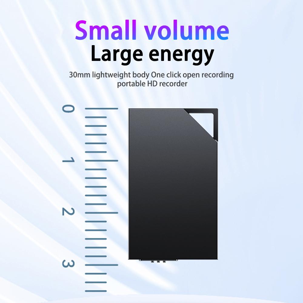 32GB Mini Voice Recorder 1.18-inch Smart Recorder Mini Digital Audio Noise Canceling MP3 Player