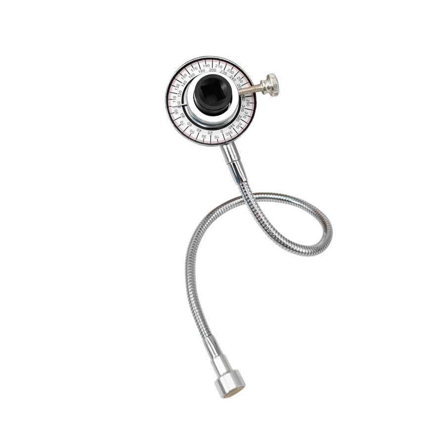 Torque Angle Meter with Flexible Clip Arm 1/2" Drive Wrench Angle Gauge