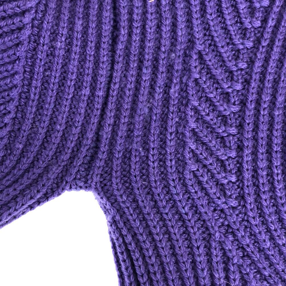 MAISON SPECIAL wool blend Long sleeve sweater M purple knit Women Used