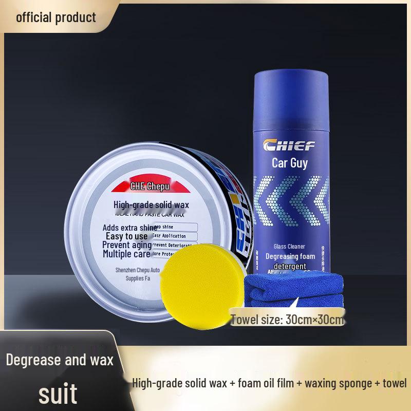 Carplan Advanced Solid Wax: Black & White Car Polish for Maintenance and Shine