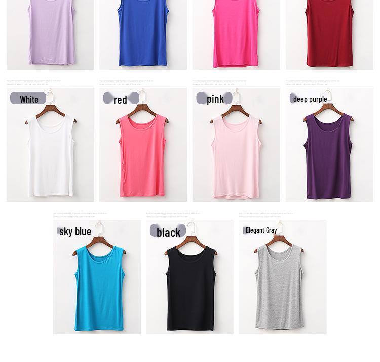 Size Loose Plus Womens Sleeveless Tank Top For Summer Middleaged Elderly Fits Up To 200 Jin