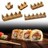 Dekorativer Sushi-Taco-Halter Tablett Luxuriöse Holz-Servierplatte für Catering-Tisch Anlass