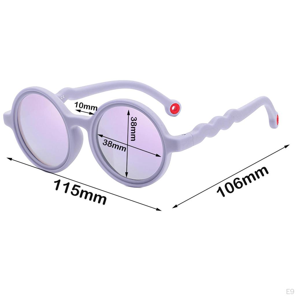 Cute Kids Sunglasses Beach Traveling Party Boys Girls Polarized Lens Glasses Light Weight Eyewear