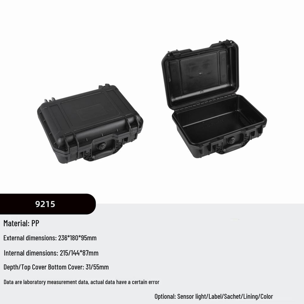 Multi-Size Explosion-Proof, Waterproof, Shockproof Plastic Tool Case with Optional Lining