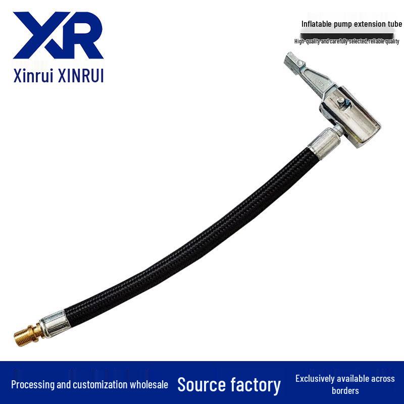 

Quick Connect Tire Inflator Hose with Nozzle Non-deflate 10CM