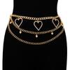 Statement Belly Waist Chain for Women Heart Tassels Belt  Jewelry Accessory
