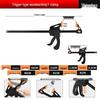 Heavy-Duty Industrial F-Clamp: Quick-Install Woodworking Ratchet Jig Fixer