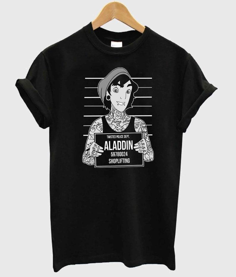 

Aladdin Shoplifting Twisted Police Dept Unisex T-shirt S