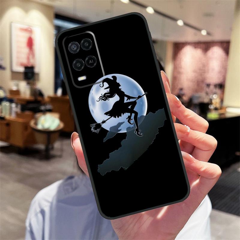 Witch Magic Case For Oppo A17 A77 A80 A40 A60 A98 A78 A18 A38 A58 A16 A76 A96 A74 A94 A54 A57S A15 Cover