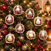 8pcs Pumpkin Halloween Decorations Maple Leaf Ghost Hanging Ornaments  Halloween