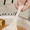 Silicone Cooking Spoon with Deep Bowl And Measurement Mark for Mixing Serving Scooping Scraping Heat Resistant Kitchen Spatula for Non-Stick Cookware