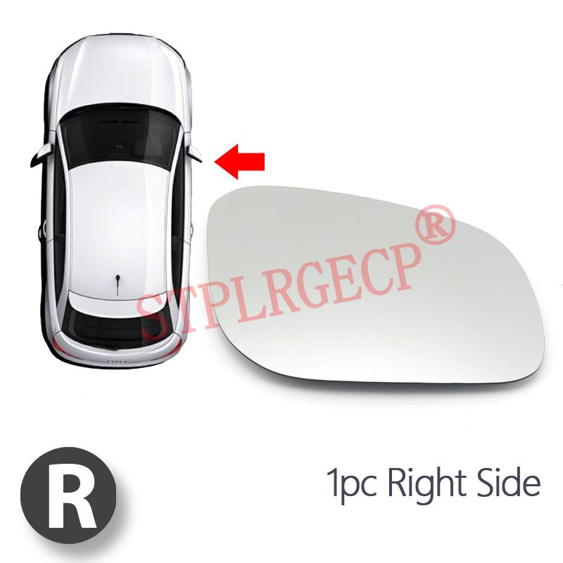 Stplrgecp Passenger Driver Left or Right Door Side Heated Wing Mirror Glass Lens for Porsche Cayenne 955 Pre-facelift 2002-2007