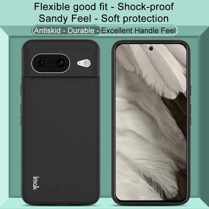IMAK UC-3 Series Matte Soft Case for Google Pixel 8,Shockproof TPU Phone Back Cover