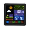 Cordless Weather Station, Color Touchscreen Weather Clock, Indoor Outdoor Thermometer Hygrometer with Remote Sensor,