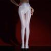 80D Spring Autumn Glossy Satin Leggings Oil Shiny Hip Lift Shaping Pantyhose Seamless Close / Open Crotch Skinny Leg Tights
