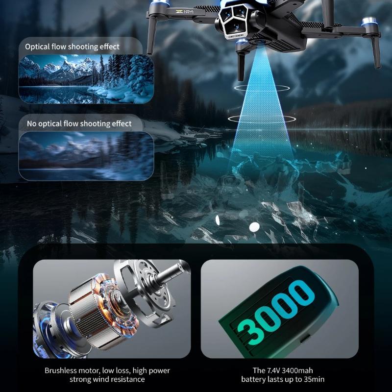 2026 New GPS Z103 Drone 360° Obstacle Avoidance Professional 8K Three Axis Self Stabilization HD Camera Brushless RC Folding Quadcopter Toy Gifts