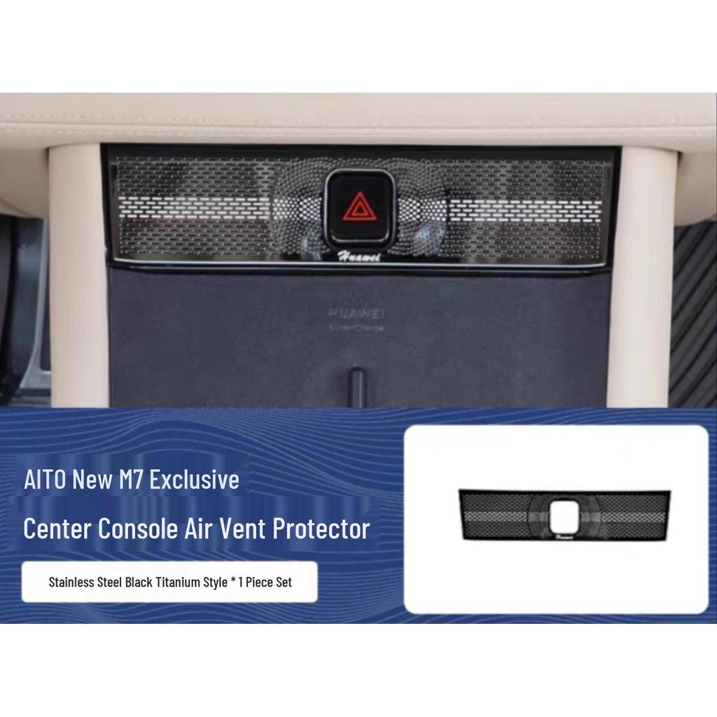 Stainless Steel A/C Vent Cover for AITO M7 Refresh Edition Pro