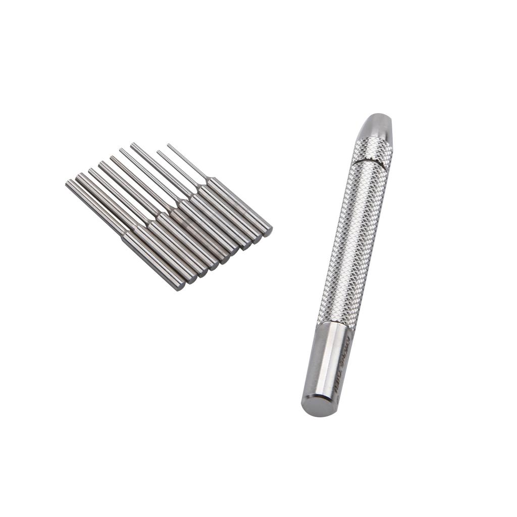 0.5mm-1.6mm Bit Stainless Steel Watch Band Link Remover Bracelet Remover Pin Punch Tool 9 In 1 Watch Accessories