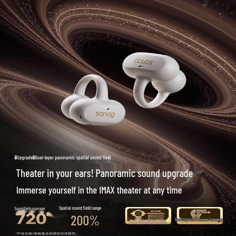 Sanag Z50 Ear-Clip Open-Ear Sport Bluetooth Headphones