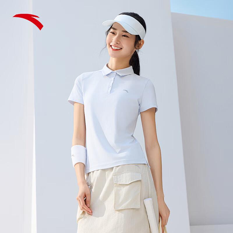 Anta Zhang Yufei Ice Silk Polo Shirt for Women XS