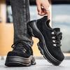 Autumn new thick-soled heightening outdoor leisure sports big head derby shoes