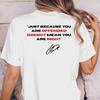 Liberdade Camiseta Branca Charlie Kirk Camiseta de Protesto Camiseta de Ativista
