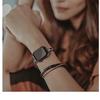 Correa de Reloj de Lujo para Apple Watch Series 8 7 41 45mm 6 Se 5 4 Mujeres Pulsera de Acero con Diamantes Correa IWatch Ultra 49mm 44 40 42 38MM