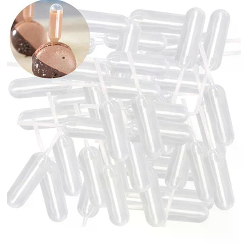 4ml Disposable Pipettes Plastic Squeeze Transfer Pipettes Dropper For Strawberry Cupcake Ice Cream