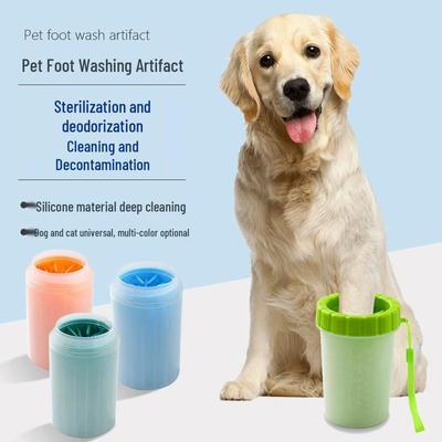 Taza para Lavar Patas de Mascotas para Gatos y Perros - Suministros de Limpieza para Animales