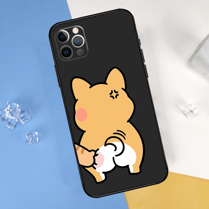 

Cartoon Couple Love Boy Girl Phone Case For iPhone 16 Pro 15 Pro 11 13 14 Pro Max 12 Mini XR 16 15 Plus 16e Cover Shell iPhone 16Pro MAX