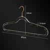 10PCS Acrylic Plastic Hangers Glitter Traceless Clothes Drying Hanger Female Wardrobe Clothing Space-Saving Storage Organizer